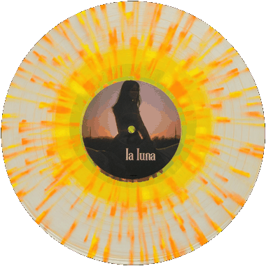 Spinning vinyl record